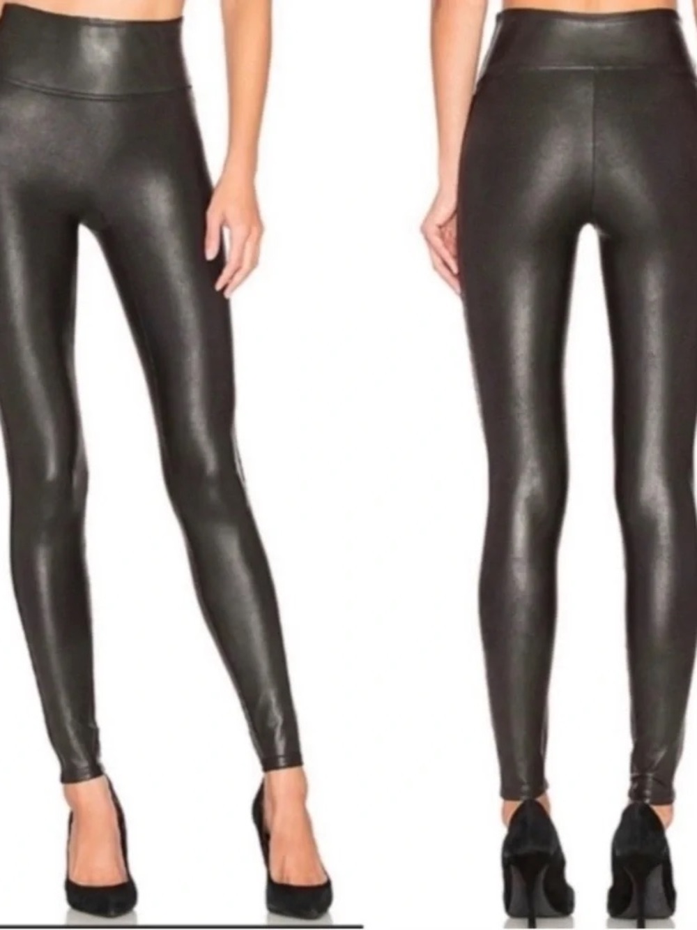 Lulu's Black Faux Leather Leggings
